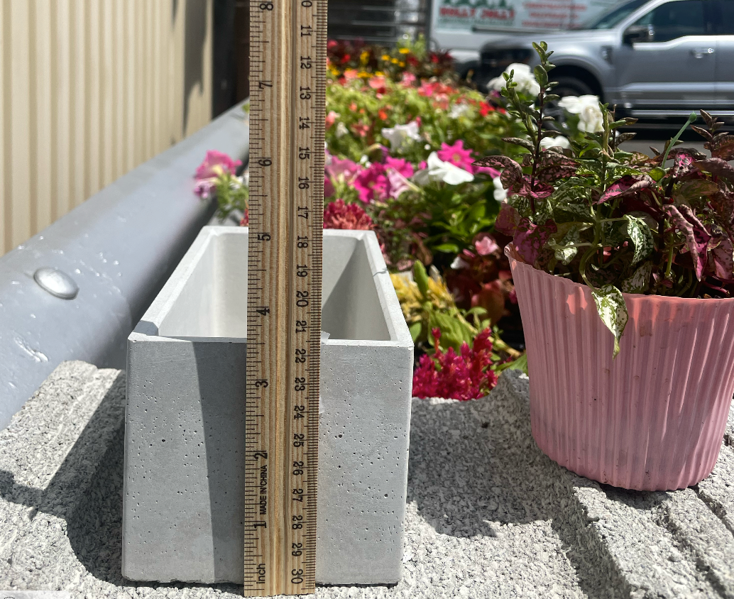 Rectangular Cement Planter