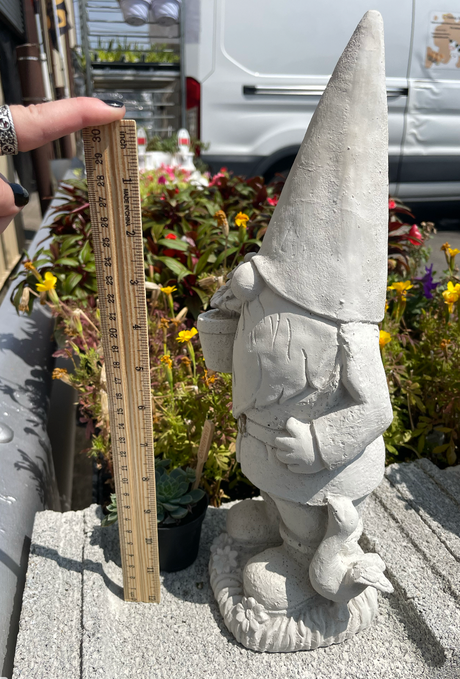Large Standing Gnome Statue