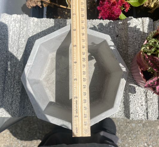 Octagonal Cement Planter