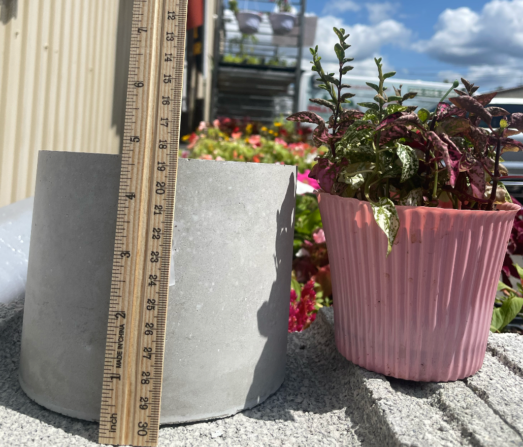 Round Cement Planter